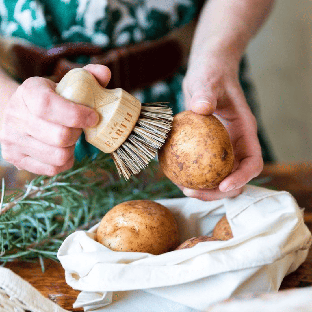 Natural Fibre Pot Brush - scrub sustainably!